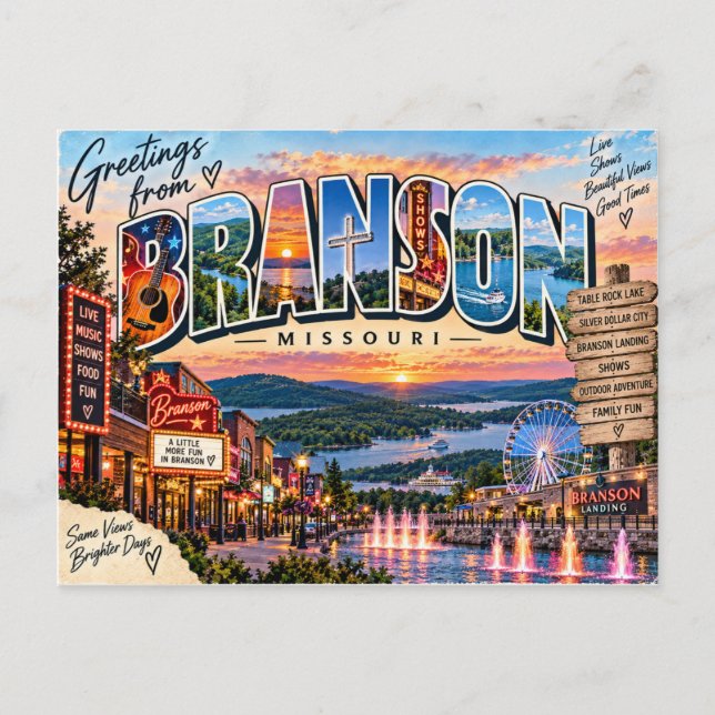 Carte postale de Branson Missouri (Devant)