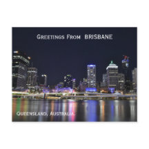 Carte postale de Brisbane Australie