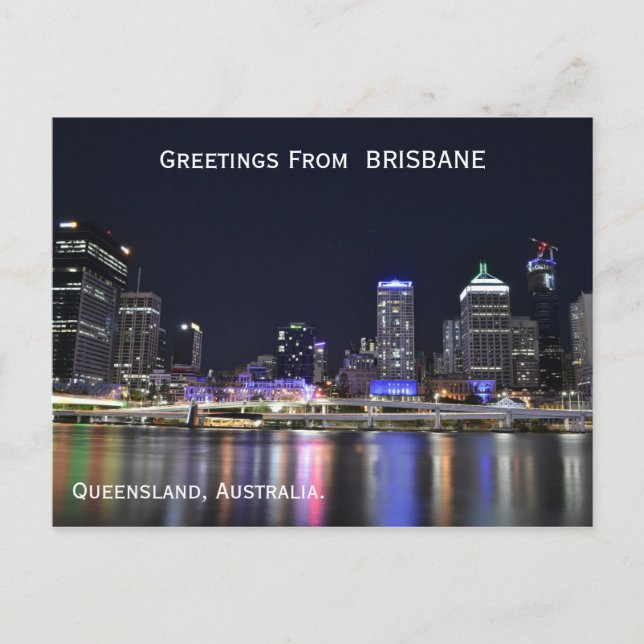 Carte postale de Brisbane Australie (Devant)