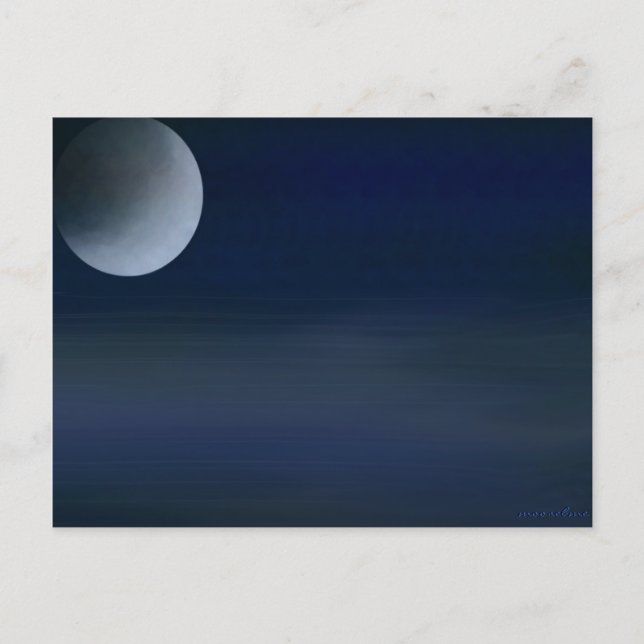 Carte postale de brouillard nocturne (Devant)