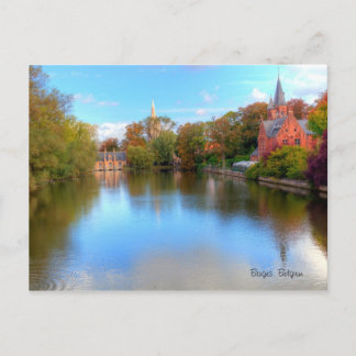carte postale de Bruges, Belgique