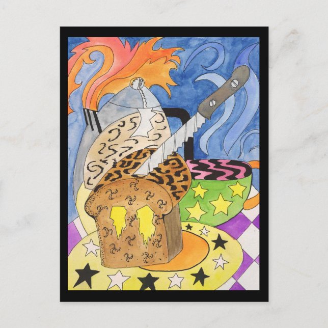 Carte postale de Brunch Psychédélique (Devant)