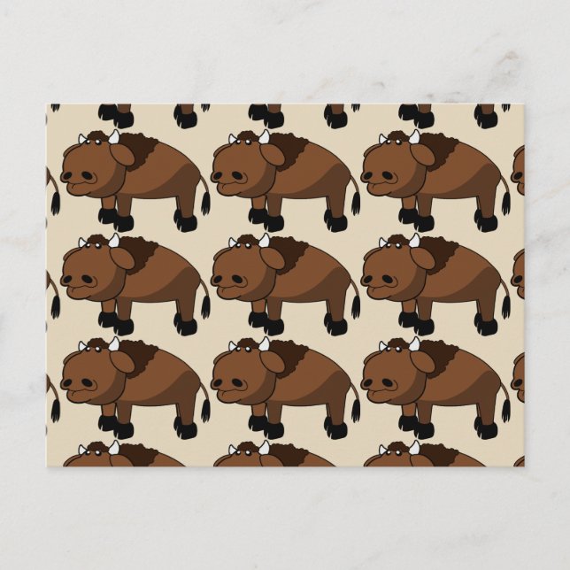 carte postale de buffalo (Devant)