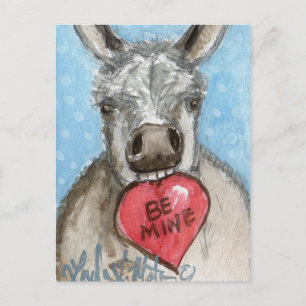 Carte postale de Burro de Valentine