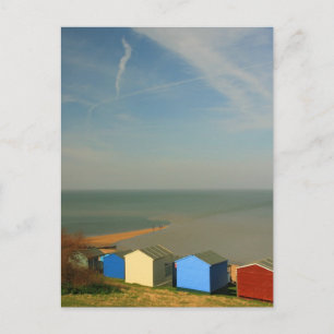 Carte postale de cabines de plage