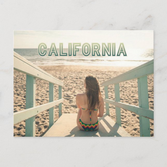 Carte postale de California Travel Beach (Devant)