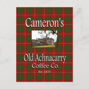 Carte postale de Cameron's Old Achnacarry Coffee C