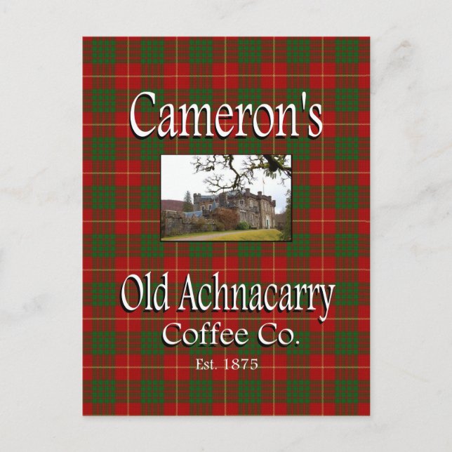 Carte postale de Cameron's Old Achnacarry Coffee C (Devant)
