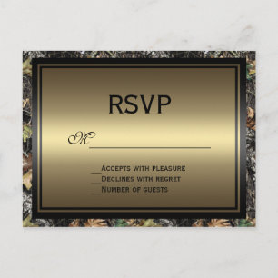 Carte postale de Camo RSVP