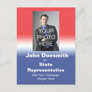 Carte postale de campagne électorale politique Éle