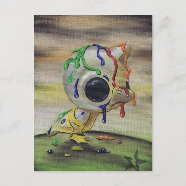 carte postale de canard moche (Devant)