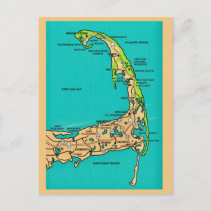 Carte postale de Cape Cod MA