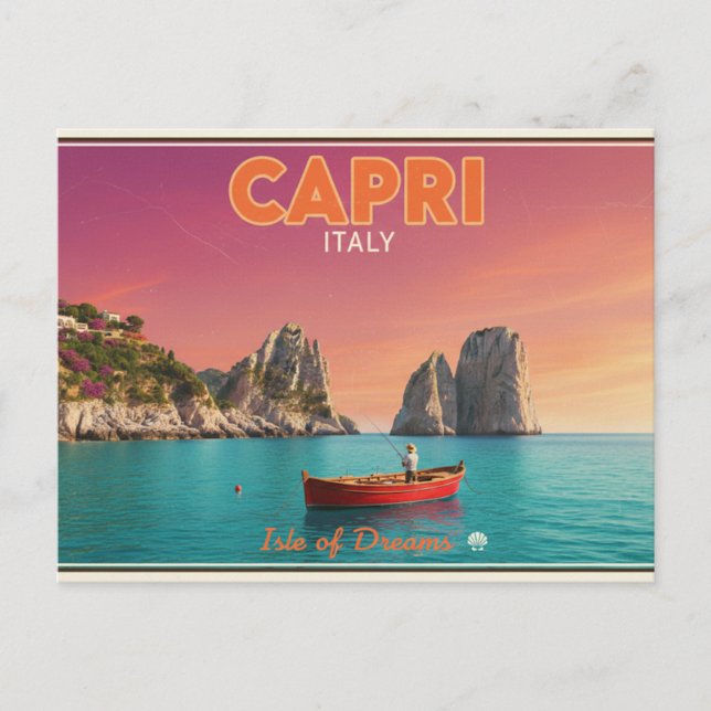 Carte postale de Capri, Italie (Devant)
