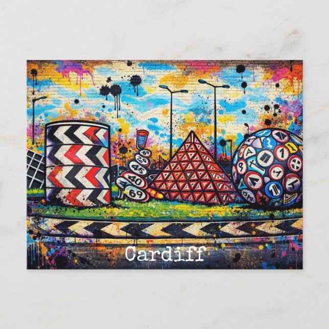 Carte postale de Cardiff (Devant)