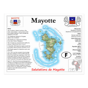 Cartes postales Mayotte originales | Zazzle.fr