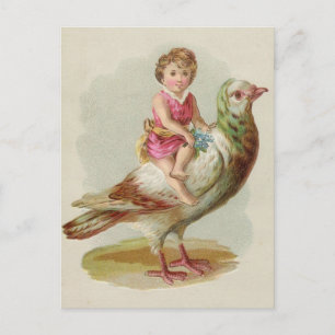 Carte postale de cavalier