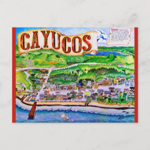 Carte postale de Cayucos Californie