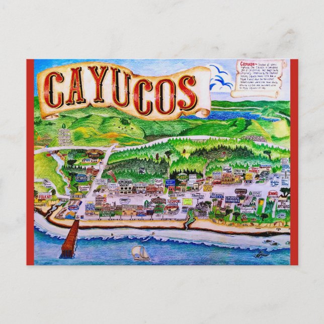 Carte postale de Cayucos Californie (Devant)