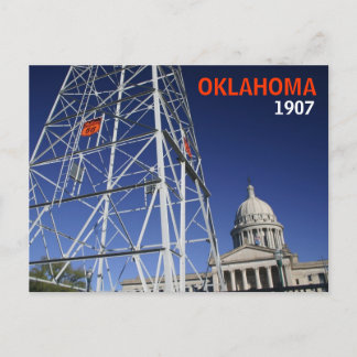 Carte postale de centennial de l'Oklahoma