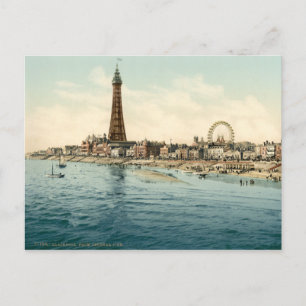 Carte Postale De Central Pier, Blackpool, Angleterre