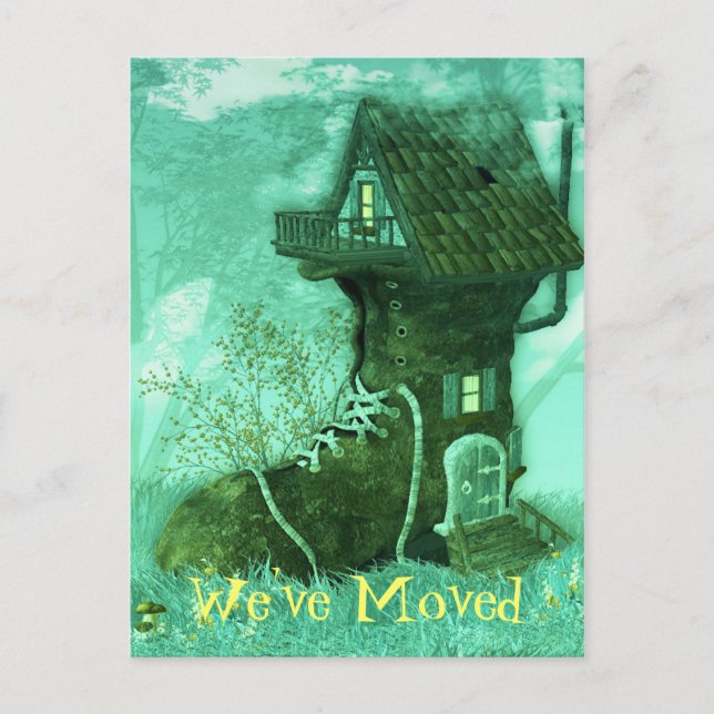 Carte postale de changement d'adresse (Devant)