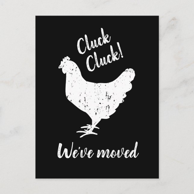 Carte postale de changement d'adresse d'animal de  (Devant)