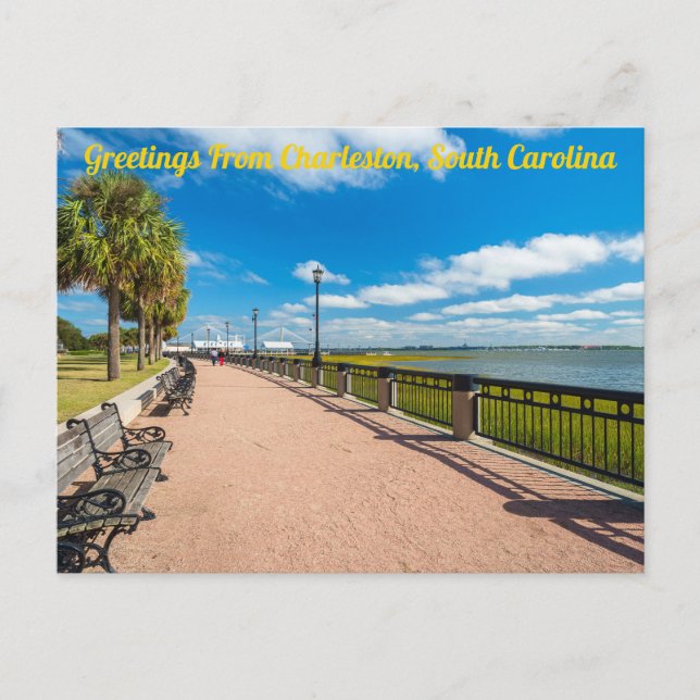 Carte postale de Charleston, Caroline du Sud (Devant)