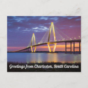 Carte postale de Charleston, Caroline du Sud