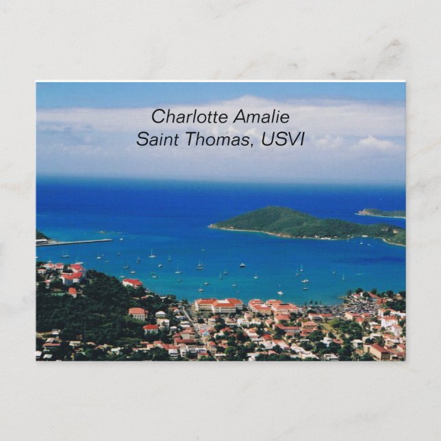 Carte postale de Charlotte Amalie, Saint Thomas, U (Devant)