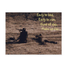 Carte postale de chasse