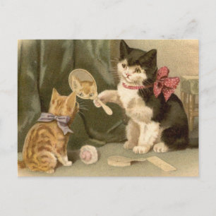 Carte postale de chats vintage
