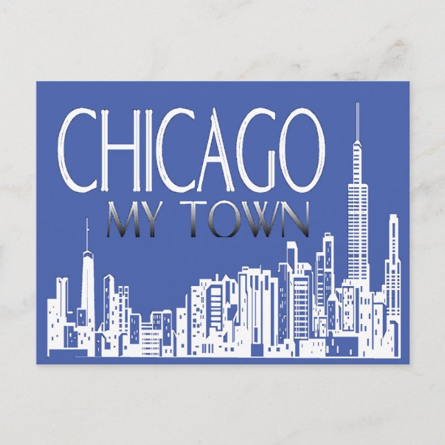 Carte postale de Chicago, ma ville (Devant)