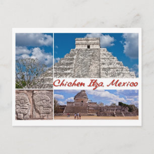 Carte postale de Chichen Itza, Mexique