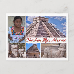 Carte postale de Chichen Itza, Mexique