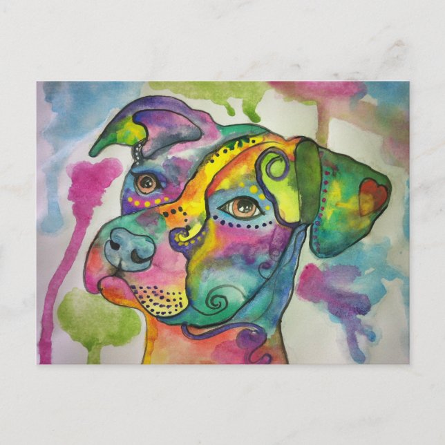 Carte postale de chien (Devant)