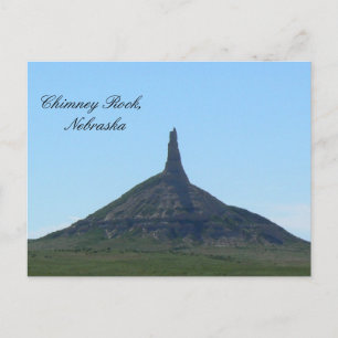 Carte postale de Chimney Rock, Nebraska