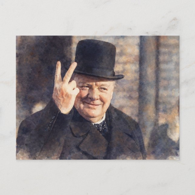 Carte postale de Churchill (Devant)