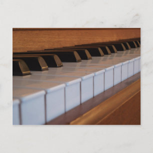 Carte postale de clavier de piano