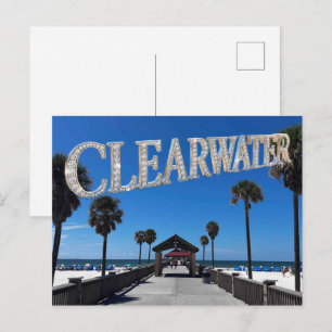 Carte postale de Clearwater Beach uniquement