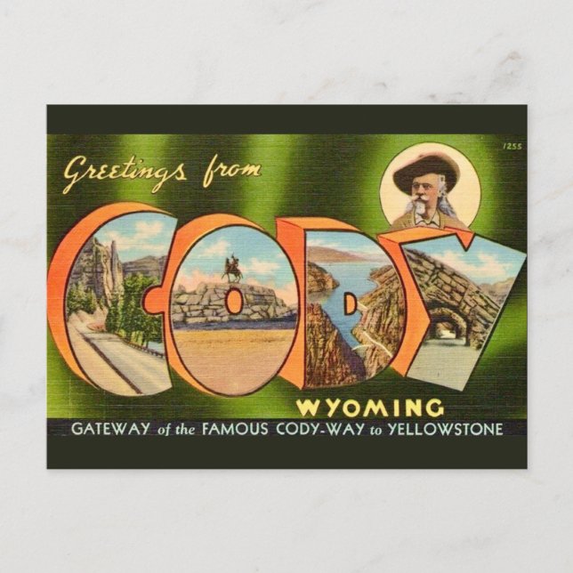 Carte postale de Cody Wyoming (Devant)