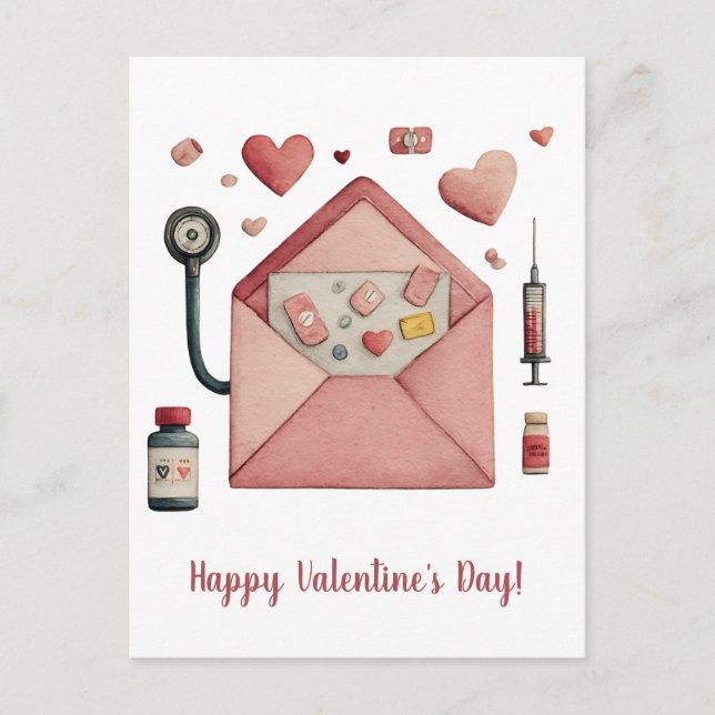 Carte postale de conception de la Saint-Valentin s (Devant)