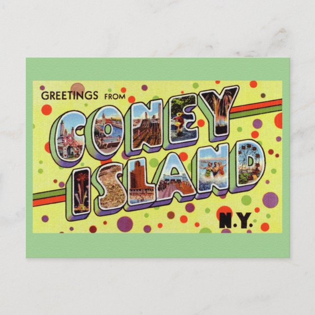 Carte postale de CONEY ISLAND New York (Devant)