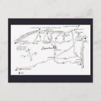 Carte postale de Cooperstown, New York