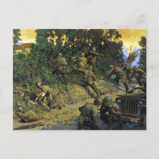 Carte Postale De Cornrow à Hedgerow par Keith Rocco (Devant)