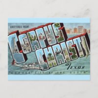Carte postale de Corpus Christy TX