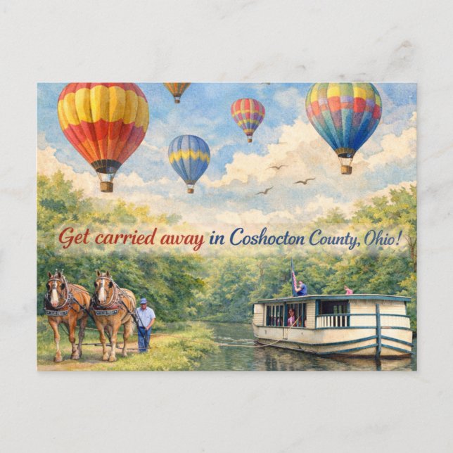 Carte postale de Coshocton Ohio (Devant)