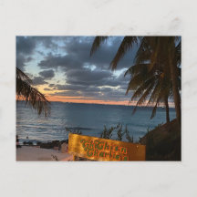 Carte postale de coucher de soleil à Chichi's'n Ch