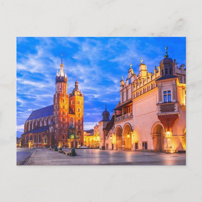 Carte postale de Cracovie, Pologne (Devant)