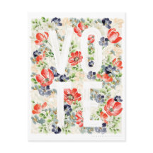 Carte postale de crédit Floral