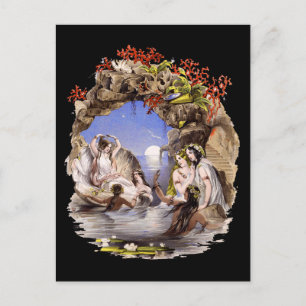 Carte postale de crique de sirène